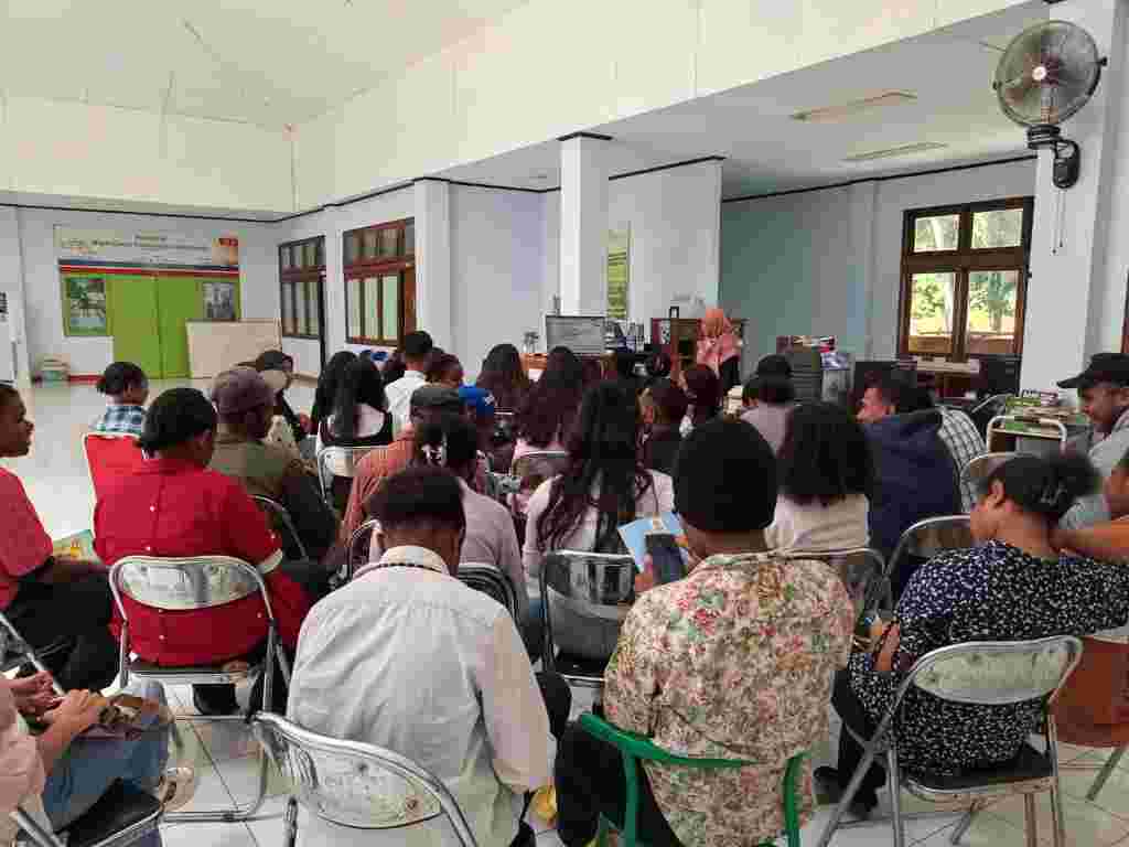 Tingkatkan Literasi Akademik, Perpustakaan Uncen Gelar Bimbingan Pemustaka bagi Mahasiswa Baru